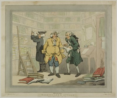 Librero y autor de Thomas Rowlandson