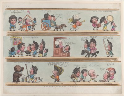 Bordes para habitaciones y pasillos, Placa 8, 20 de junio de 1799 de Thomas Rowlandson