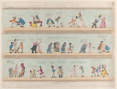 Bordes para habitaciones, Placa 2, 25 de marzo de 1799 de Thomas Rowlandson