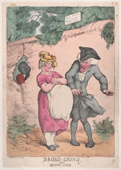 Sonrisas Amplias, o una Broma Negra, 4 de junio de 1812 de Thomas Rowlandson