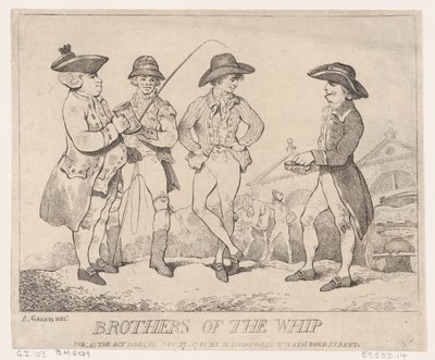 Hermanos del Látigo de Thomas Rowlandson