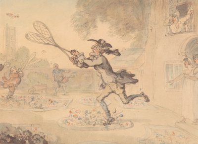 Caza de mariposas de Thomas Rowlandson