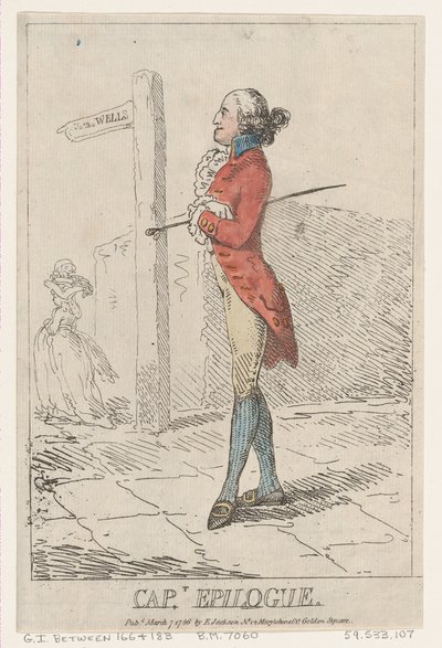 Capitán Epílogo de Thomas Rowlandson