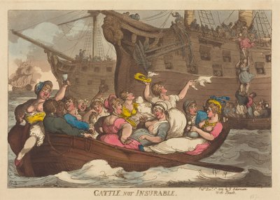 Ganado no asegurable de Thomas Rowlandson