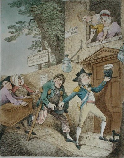 La caridad cubre una multitud de pecados de Thomas Rowlandson