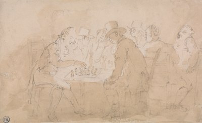 Ajedrecistas de Thomas Rowlandson
