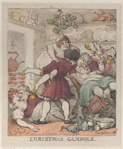 Juegos navideños, 30 de noviembre de 1812 de Thomas Rowlandson