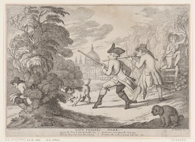 City Foulers-Mark!, 1799 de Thomas Rowlandson