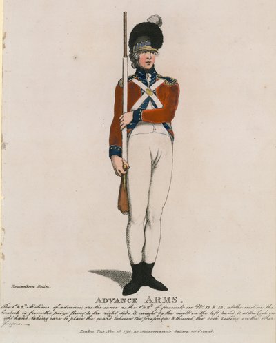 Asociación de Clerkenwell: Avanzar armas de Thomas Rowlandson