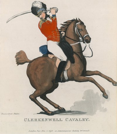 Caballería de Clerkenwell de Thomas Rowlandson