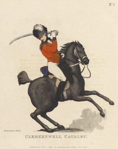 Caballería de Clerkenwell, c.1799 de Thomas Rowlandson