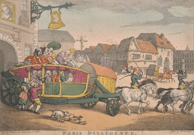 Entrenamiento: Paris Diligence de Thomas Rowlandson