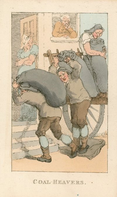 Cargadores de carbón de Thomas Rowlandson