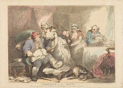 Alivio de la gota de Thomas Rowlandson