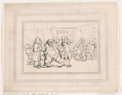 Comodidades de Bath, Placa 1, 6 de enero de 1798 de Thomas Rowlandson