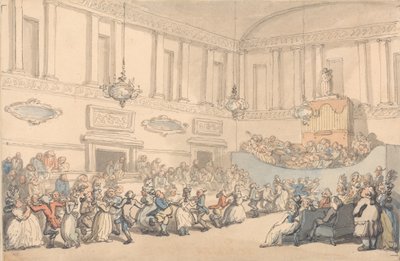 Las delicias de Bath: El baile de Thomas Rowlandson