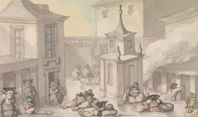 Las delicias de Bath: La ciudad de Bath de Thomas Rowlandson