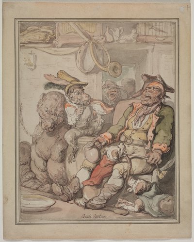 Estudio de anatomía comparativa, c. 1810-1820 de Thomas Rowlandson