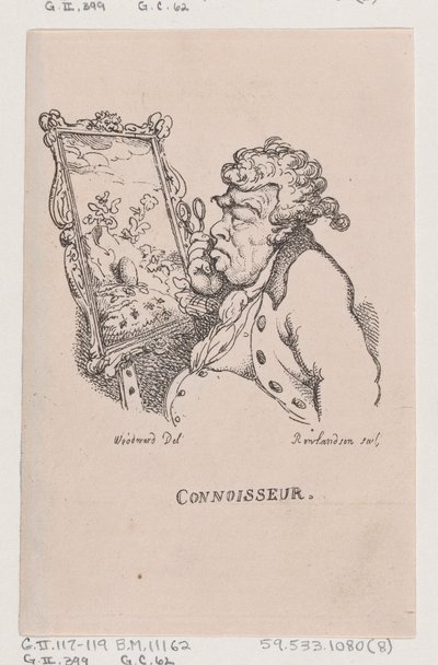 Connoisseur, abril de 1808 de Thomas Rowlandson