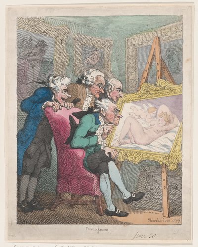 Conocedores, 20 de junio de 1799 de Thomas Rowlandson