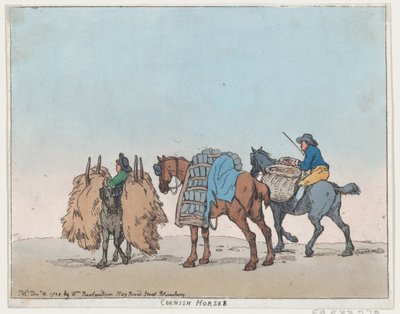 Caballos de Cornualles de Thomas Rowlandson