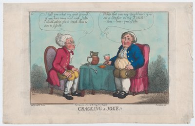 Contando un chiste, 15 de noviembre de 1808 de Thomas Rowlandson