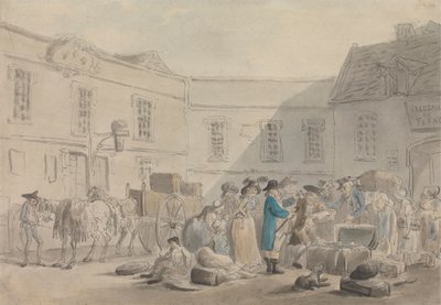 Aduana de Boulogne de Thomas Rowlandson