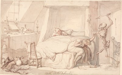 La muerte y el libertino de Thomas Rowlandson