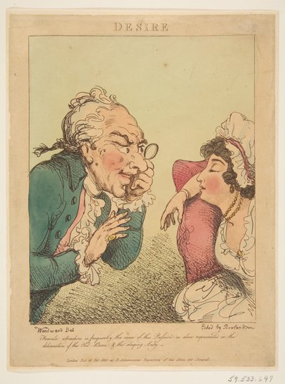 Deseo, 21 de febrero de 1800 de Thomas Rowlandson