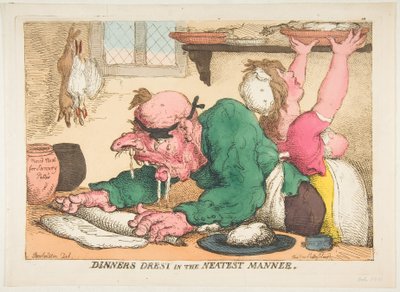 Cenas servidas de la manera más ordenada de Thomas Rowlandson