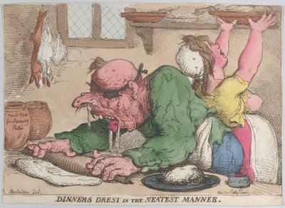 Cenas Preparadas de la Manera Más Ordenada, octubre 1811 de Thomas Rowlandson