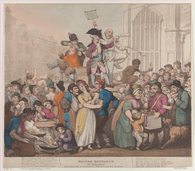 Doctor Botherum, el charlatán, 6 de marzo de 1800 de Thomas Rowlandson
