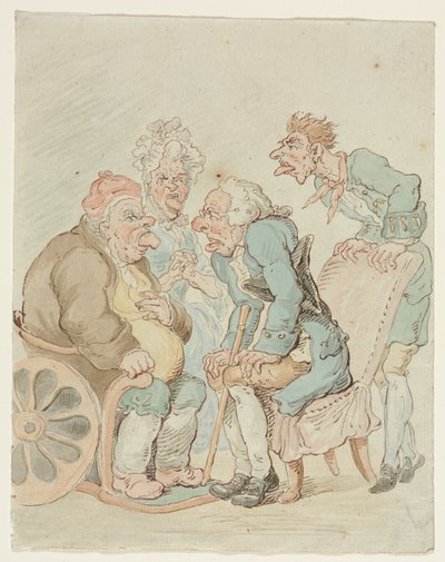 Doctor, finales de 1800 o principios de 1900 de Thomas Rowlandson