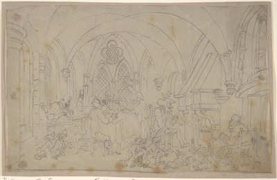 El Dr. Syntax y los cazadores de zorros jubilados de Thomas Rowlandson