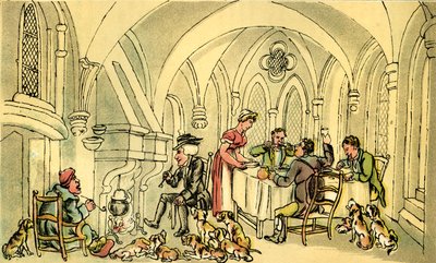 Dr. Syntax y el cazador de zorros jubilado de Thomas Rowlandson