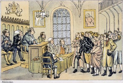 Dr. Syntax ante el Tribunal de Justicia - en “Doctor Syntax