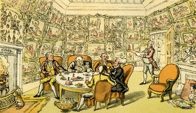 Dr. Syntax con mi Lord de Thomas Rowlandson