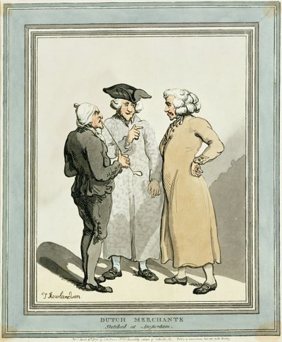 Comerciantes holandeses de Thomas Rowlandson