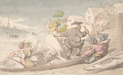 Vientos del Este, ca. 1810 de Thomas Rowlandson.
