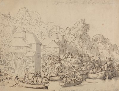Embarque en Southampton, 20 de junio de 1794 (Versión A) de Thomas Rowlandson