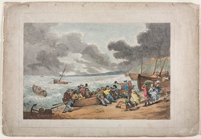 Embarcando de Brighthelmstone a Dieppe, 1787 de Thomas Rowlandson