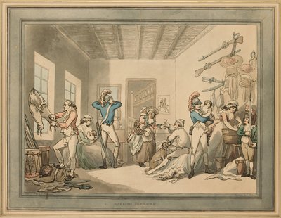 Cuarteles ingleses, 1788 de Thomas Rowlandson