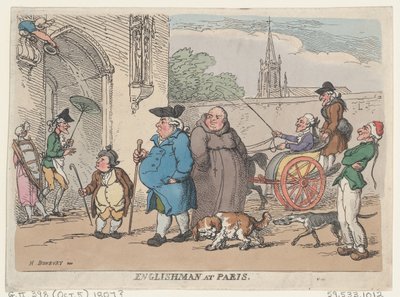 Inglés en París, 1807 de Thomas Rowlandson