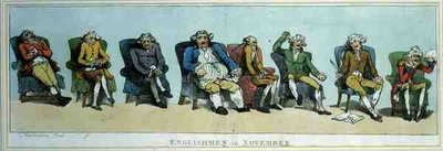 "Ingleses en Noviembre" de Thomas Rowlandson