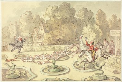 Vicario enfurecido de Thomas Rowlandson