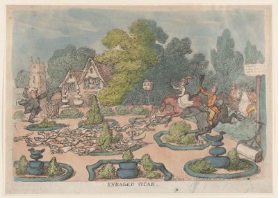 Vicario enfurecido, 1 de marzo de 1807 de Thomas Rowlandson