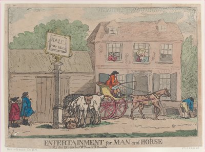 Entretenimiento para Hombre y Caballo, 25 de octubre de 1788 de Thomas Rowlandson