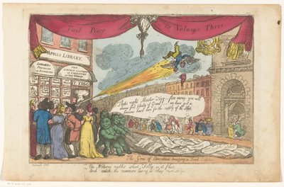 Escaparate de la editorial Thomas Tegg en Londres de Thomas Rowlandson