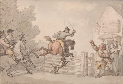 Eludir el peaje de Thomas Rowlandson