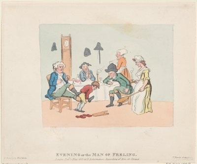 Tarde, o, el hombre de sentimientos de Thomas Rowlandson